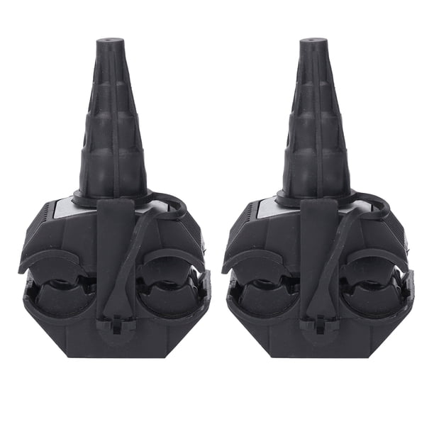 Conector De Cable Múltiple Aislado Negro, Conectores De 3 Puertos De Cable, Entrada De Un Lado, Precargado Con Inhibidor De óxido, Admite Rango De 4-14 Cables, Conector