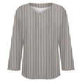 thumbnail image 4 of Endives Women's Solid Color Shirts Long Sleeve Shirt Womens Tops Fall Clothes, 4 of 5
