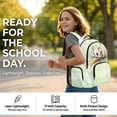 thumbnail image 6 of SEANATIVE Students Backpack for School Travel Laptop Backpack 17 Inch Lightweight Casual Daypack Schoolbag for Elementary Middle High School, Koala Print Green, 6 of 7