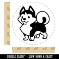 thumbnail image 2 of Siberian Husky Standing Dog Rubber Stamp for Scrapbooking Crafting Stamping - Large 1-1/4 Inch, 2 of 7