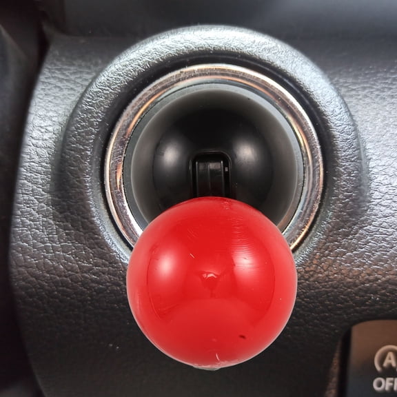 KAJNBN Red Spherical Car Joystick 1Pack for Driving and Vehicle Operation