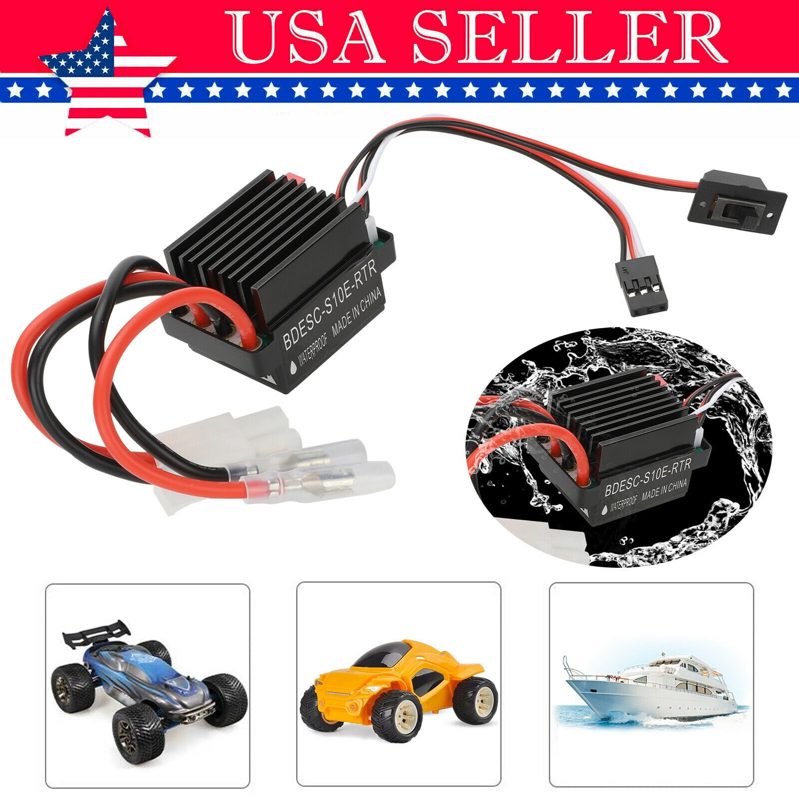 320 A H-Voltage ESC Brushed Speed Controller for RC 540 double/simple moter Camion 320 A H-Voltage ESC Brushed Speed Controller for RC 540 double/simple moter Camion