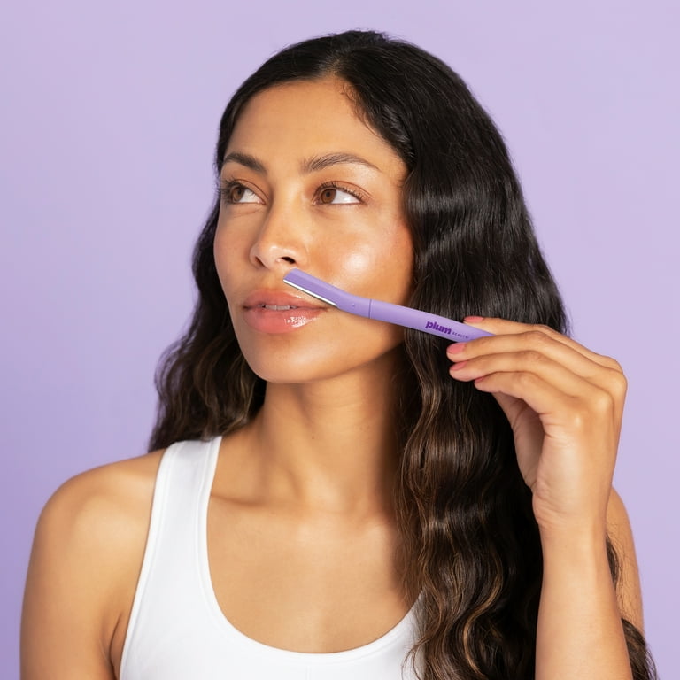 Plum Beauty, Facial Eyebrow Shaping Razors, 3-Pack
