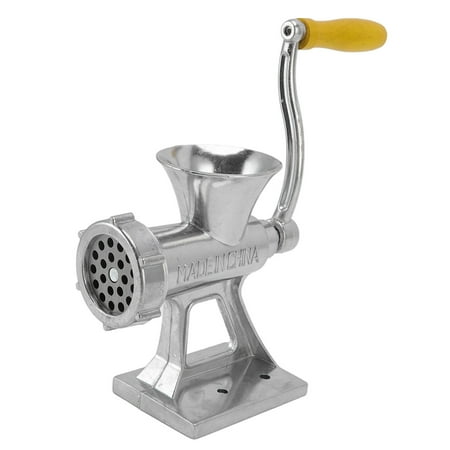 

Manual Meat Grinder Simple Structure Simple Operation Silver Unique Appearance Meat Chopper For Restaurants For Butcher Shops For Kitchen