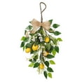 thumbnail image 2 of Artificial Lemon Teardrop Swag Colgante de pared Greenery Wreath Christmas Holiday Garnd Swag para dentera Decoración de perfecl botín de lágrima, 2 of 8