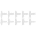 thumbnail image 4 of Filfeel 1/2 Barb Fitting,Tee Plastic Fitting,10Pcs 3 Way Plastic Fitting Pressure Temperature Resistant T Shaped Tee 1/2 Barb Fitting, 4 of 8