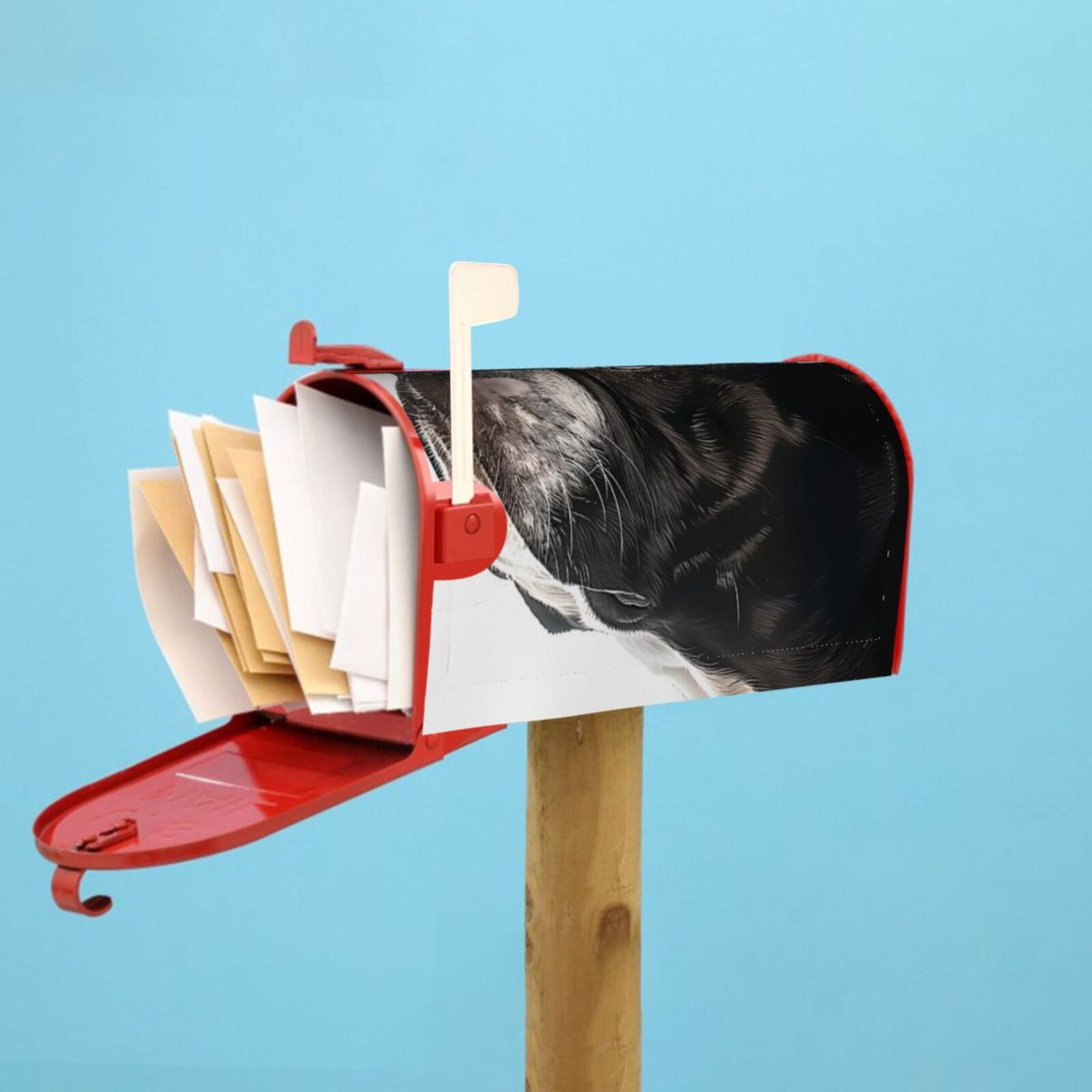 Kdxio Magnetic Mailbox Cover 21x18 in Mailbox Cover Outdoor Decoration Holiday Mailbox Covers for Home Garden Yard-21x18 in