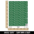thumbnail image 2 of Thank You for Supporting This Small Business Rose Sticker Set - Dark Green - Gloss Finish - 1.5" Small, 2 of 7