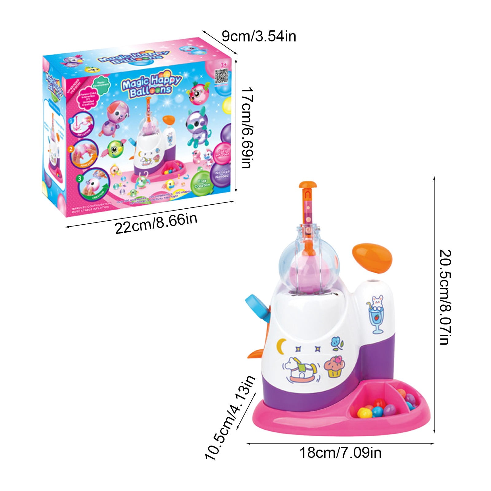 DIY Balloon Animal Kit Toys, Craft Kits for Kids, Make Your Own Magic Balloon, Arts & Crafts for Ages 3+Year Boys and Girls, DIY Creative Activity Birthday Gifts Ages 3+