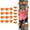 Orange, variant on BRIZI LIVING 12 Ninja Tree Climbing Holds for Kids Climber, Tree Climbing Kit with 6 Ratchet Straps for Outdoor Ninja Warrior Obstacle Course Training,Orange