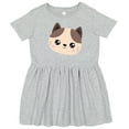 thumbnail image 3 of Inktastic Cute Cat, Little Cat, Kitten, Kitty, Cute Animal Girls Toddler Dress, 3 of 5