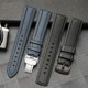 thumbnail image 2 of Correa de reloj de caucho fluorado de 20 mm y 22 mm para Rolex Tissot Omega Seiko, correa de reloj para Huawei Samsung, correa deportiva negra y azul, 2 of 5
