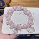 thumbnail image 2 of Sanrio Hellokitty Mymelody Cinnamoroll pulsera para niñas, brazalete de dulces para niñas, joyería de corazón, 2 of 4