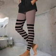 thumbnail image 5 of Womens Workout Pants New Women's Funny Striped Halloween Tights Ankle Length Leggings High Waisted Stretchy Cute Graphic Yoga Pants Watermelon Red M, 5 of 8