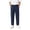 Navy, variant on Boys School Uniform Pants Elastic Waist Stretch Youth Trousers with Pockets Straight Fit for Kids Dark Gray,5-6 Years