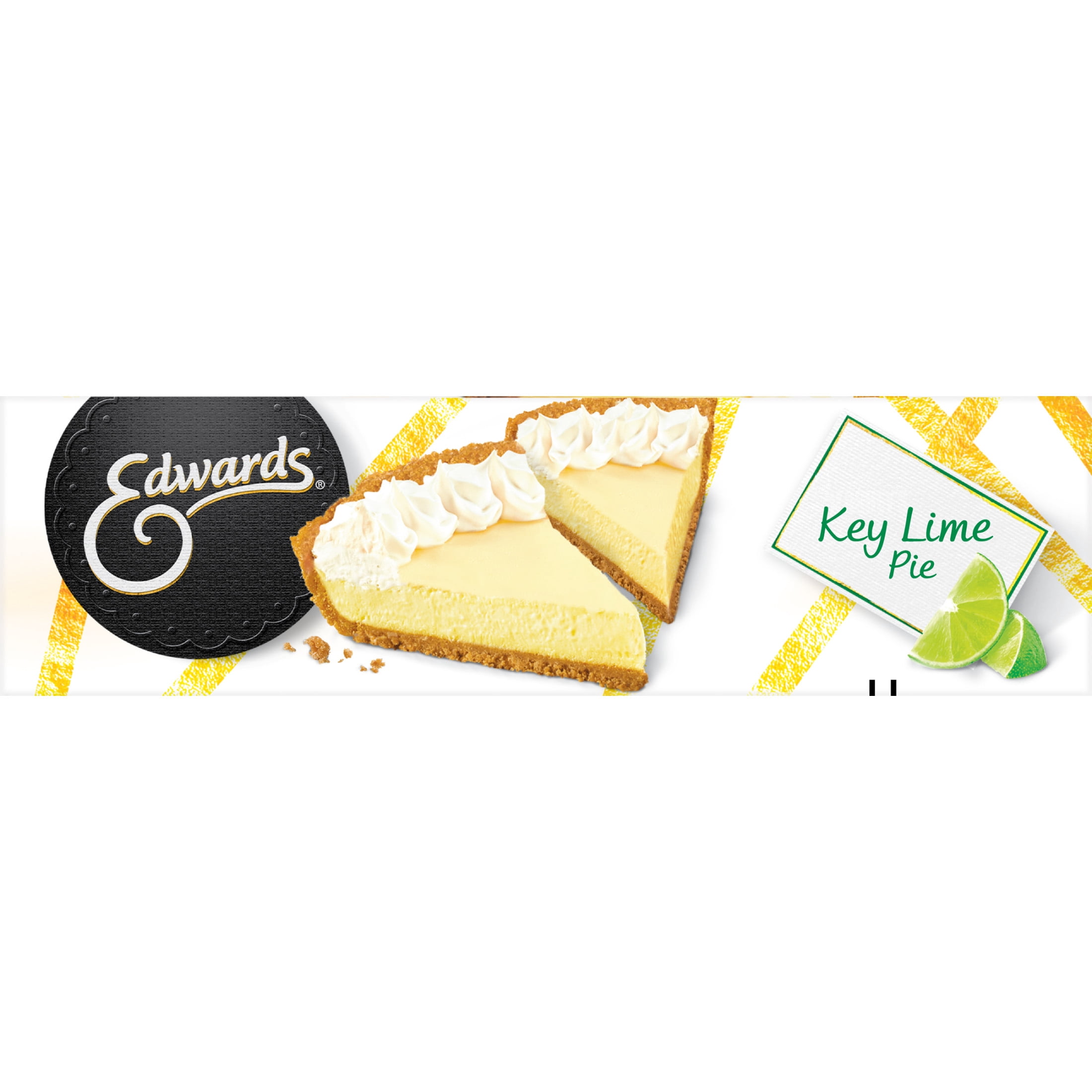 Edwards Singles Desserts Frozen Key Lime Pie Slices, 6.5 oz 2 Pack