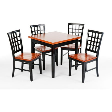 Arlington Dining Set - Imagio Home 5 Piece Arlington Refectory Dining Set, Black and Java