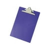 Saunders 21606 1 in. Clip Capacity Holds 8.5 in. x 11 in. Sheets Recycled Plastic Clipboard with Ruler Edge - Purple
