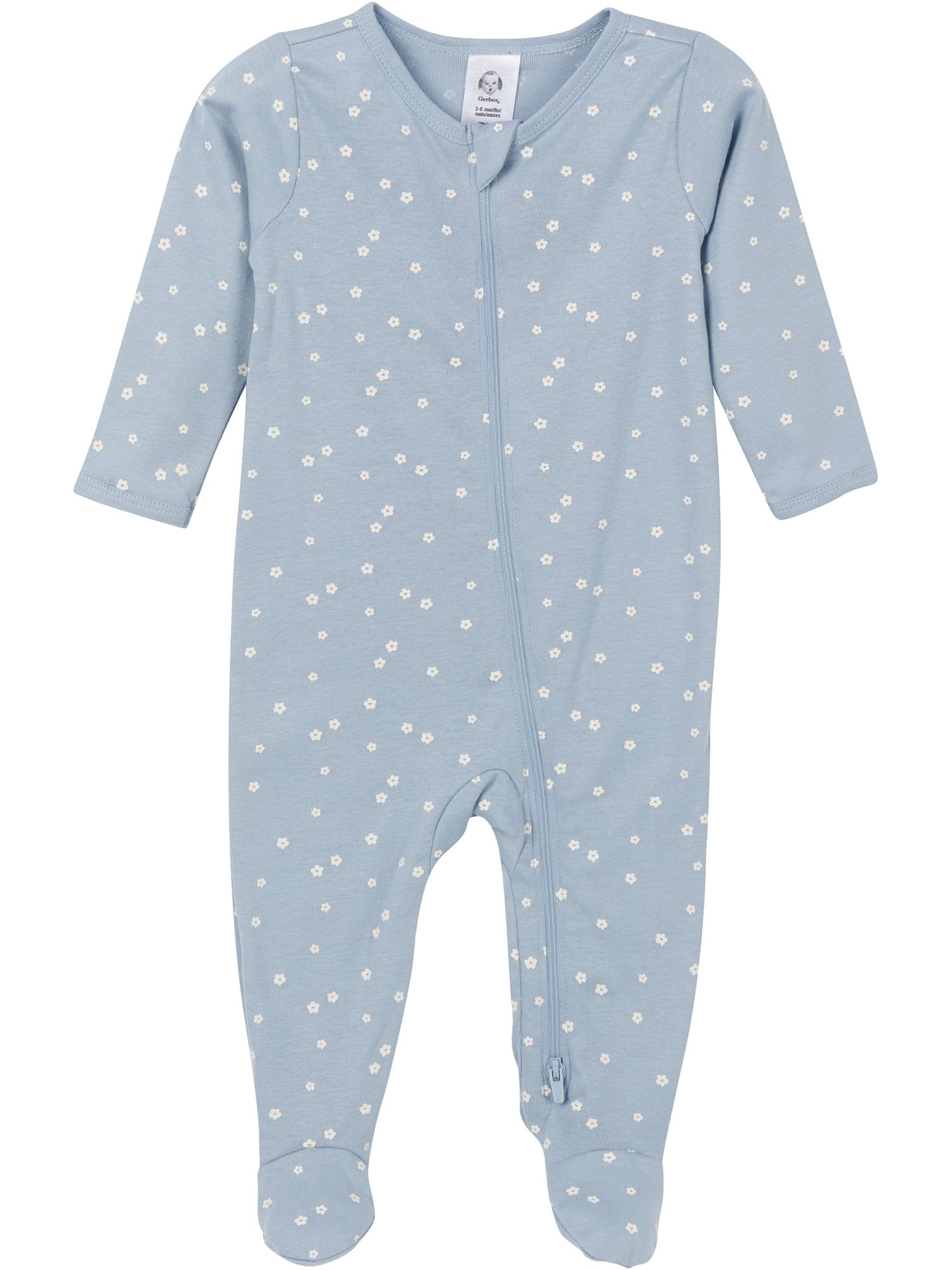 Gerber Gender Neutral Sleep ´N Play Footed Pajamas, 2-Pack, Sizes Preemie - 6/9 Months