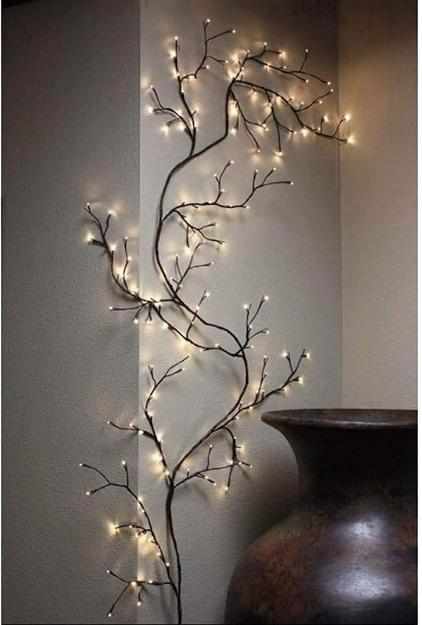 Enchanted Willow Vine Lights, Christmas Swags Decorations Indoor Room Decor, 12 Branches 72 LEDs USB Lighted Willow Vine Lights for Walls Bedroom Home Decor(1 pc)