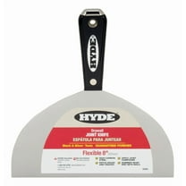 8" Hyde 02995 Black & Silver Carbon Steel Flexible Joint Knife with Hammerhead End