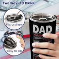 thumbnail image 5 of Gifts for Dad, Dad Tumbler with Lid Stainless Steel, Dad Travel Coffee Mug, Dad Drinking Cup, Father Day Gifts\u2026, 5 of 6