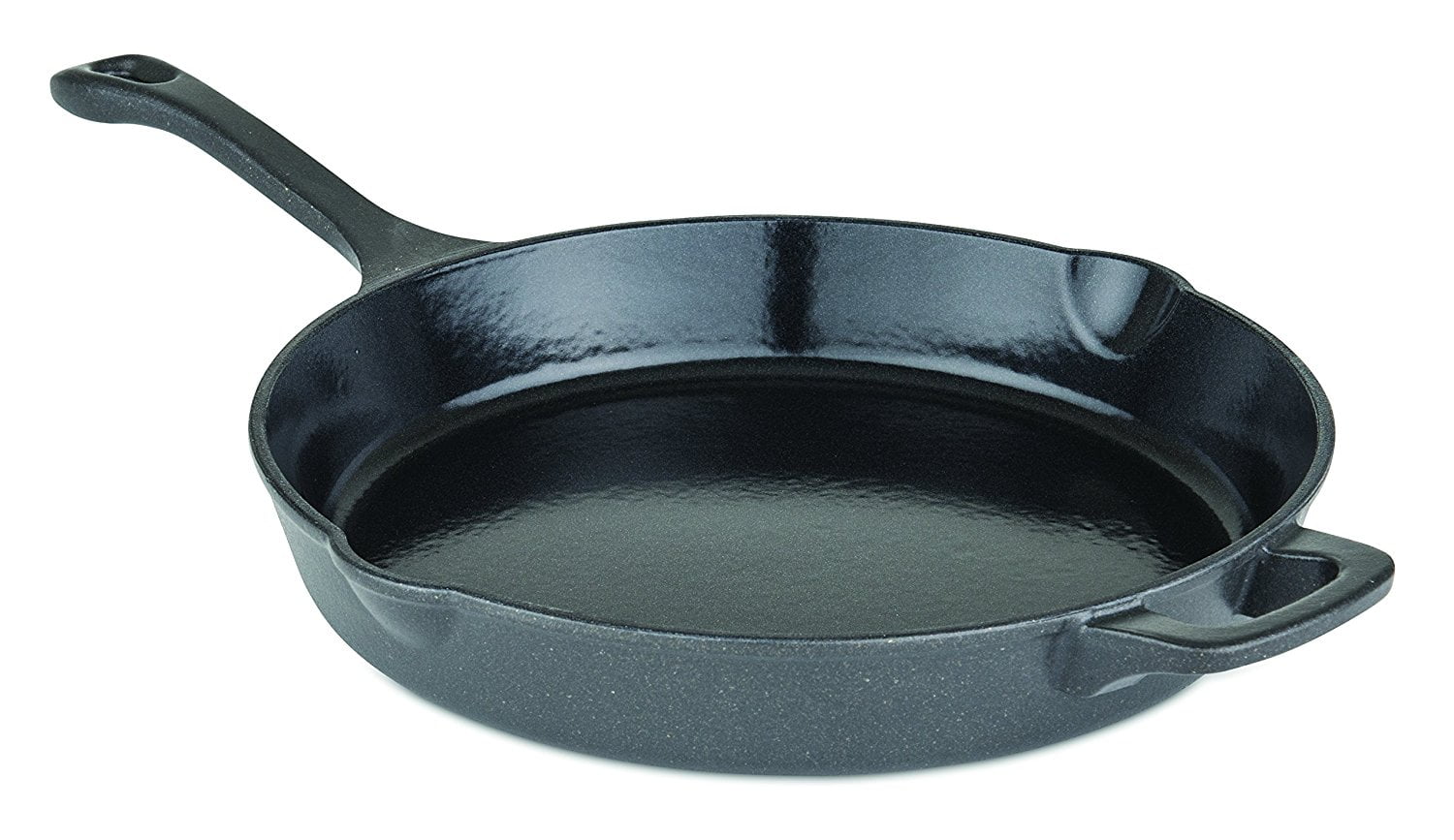 Viking Culinary Enamel Cast Iron Round Fry Pan with Helper Handle, 12