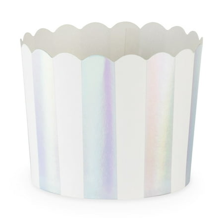 Assorted Iridescent Treat Cups, 18ctr, Great for Birthdays, Baby Showers, and Easter!