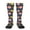 2 Black-2, variant on Cute Puffer Fish print thigh-high socks, crafted for both men and women with a stretchy, high-opaque design perfect for daily wear