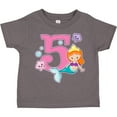 thumbnail image 3 of Inktastic I Am 5 Years Old Birthday with Mermaid Girls Toddler T-Shirt, 3 of 5