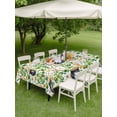 thumbnail image 3 of Outdoor Tablecloth with Umbrella Hole and Zipper, St. Patrick's Day Rectangle Table Cloth 52x70 Inch Waterproof Tablecloth, Lucky Shamrocks Harp Beer Horseshoes Envelope Picnic Table Cover for Patio, 3 of 7