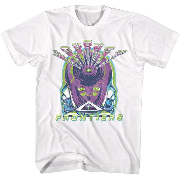 Journey Frontiers Neon White Adult T-Shirt