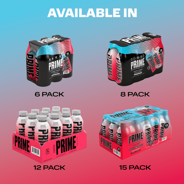 Prime Cherry Drink - Hydration packs for convenience stores