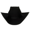 thumbnail image 2 of Resistol Mens  4X Holt B 4-1/4in Bound Edge  Felt Hat 7 3/8 Black, 2 of 4