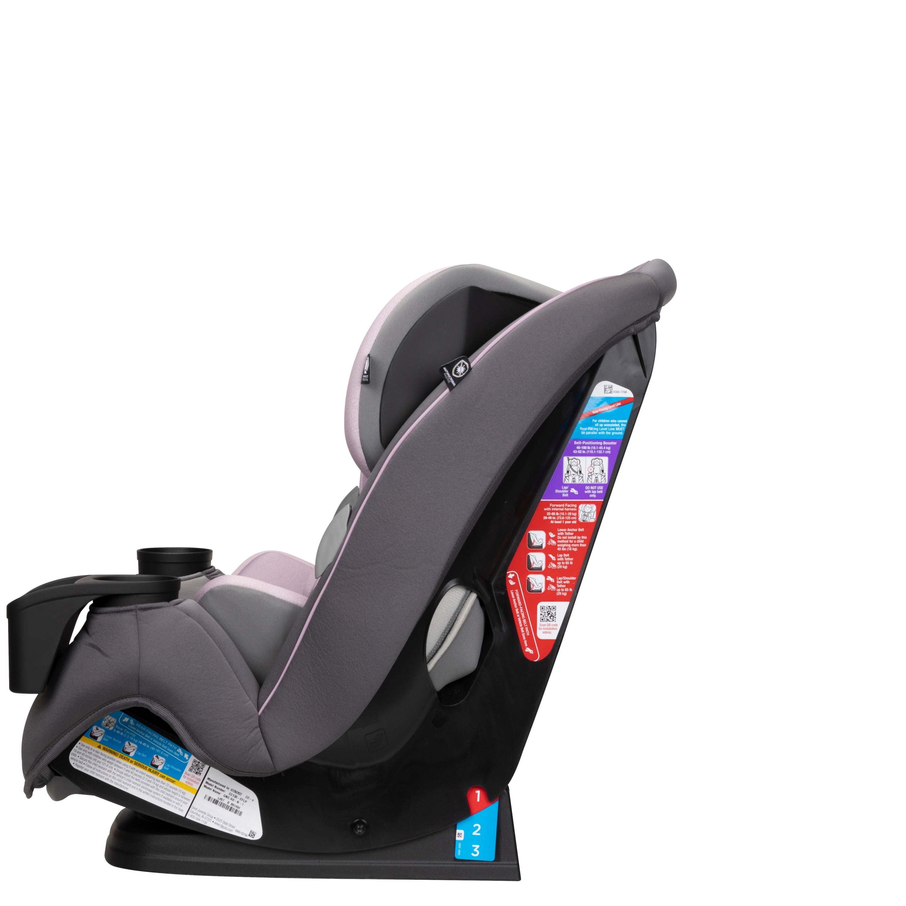 Safety 1st Grow and Go Sprint All-in-One Convertible Car Seat, Black Beauty II