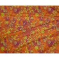 thumbnail image 4 of oneOone Polyester Lycra Orange Fabric Batik Sewing Craft Projects Fabric Prints By Yard 56 Inch Wide, 4 of 4
