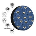 thumbnail image 4 of Naloa Raccoon blue point PVC Leather Spare Tire Wheel Cover Spare Tire Cover, for Car Truck SUV Camper Trailer Universal Fit(14-17in)-15 inch, 4 of 6