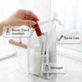 thumbnail image 3 of Standing Toiletry Bag,Portable Foldable Hanging Travel Organizer with Zipper and Loop,Mesh Large Capacity Cosmetic Waterproof Bag for Bathroom,Suitcase Packing,Toiletries, 3 of 9