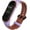 Purple-Burgundy, variant on KOMI Watch Band Compatible with Xiaomi Mi Band 8 / Mi Band 7 6 5 / Mi Band 4 3, Replacement Silicone Strap for Mi Band 8 7 6 5 4 3 Smartwatch Women Men Purple-Burgundy