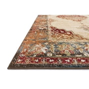 Loloi II Isadora Oriental Ant. Ivory / Sunset Area Rug