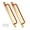 Golden 240mm, variant on 2 Pack Multipurpose Barn Door Handles Hole Center Aluminum Alloy Gate Handle for Bathroom Wardrobe Closet Daily Use