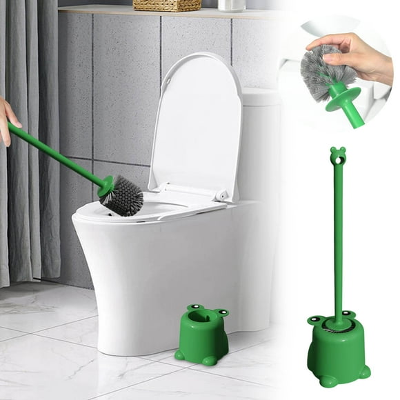 Cleaning Brush Set for Bathroom with Holder | Space-Saving Toilet Brush and Holder Kit for Organization and Easy Cleaning