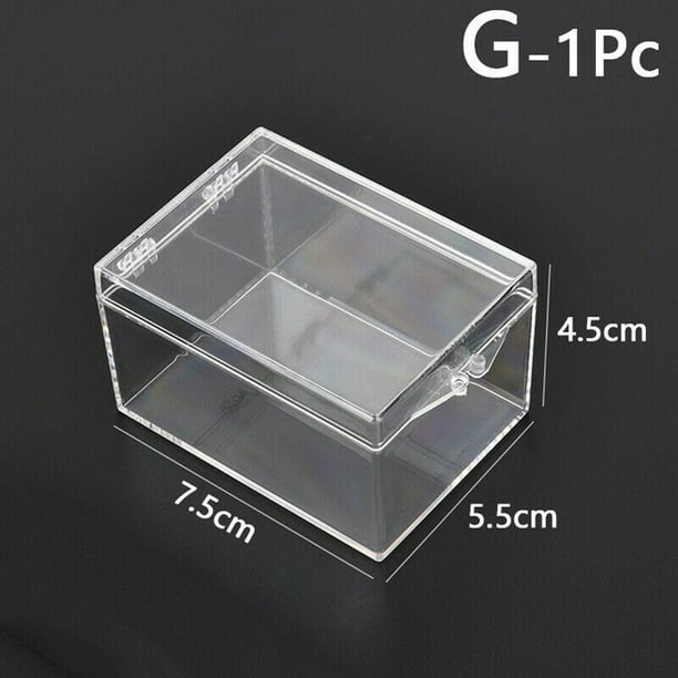 Clear Plastic Box Rectangular Insect Specimen Display Desktop Storage ...