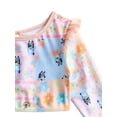 thumbnail image 2 of Character Toddler Girl Long- Sleeve Rash Guard Swimsuit, 2-Piece, Sizes 12M-5T, 2 of 3