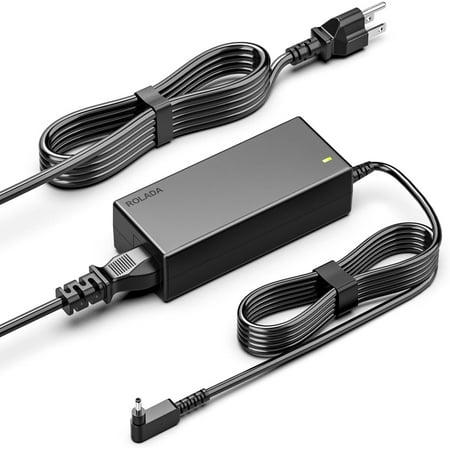 65W Laptop Charger Compatible with Acer Chromebook 15 14 13 11 R11 N15Q8, N15Q9, N15Q10, CB3, CB5, C720, C720p, C738T, C731, C740; Aspire 3 5, Swift/Spin 1 5 Power Supply Cord