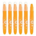 thumbnail image 1 of Uxcell 6Pcs Watercolor Gel Crayon for Coloring, Orange, 1 of 6