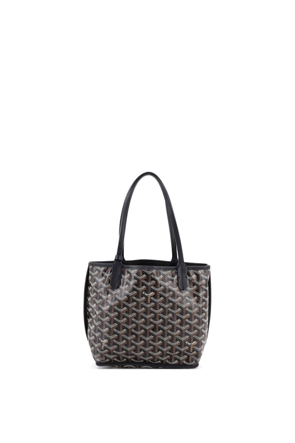 Pre-Owned Anjou Reversible Tote Coated Canvas Mini By Rebag