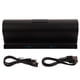 thumbnail image 1 of Altavoz estéreo Bluetooth de dos controladores con soporte para teléfono y tableta, recargable, inalámbrico y portátil, color negro, 1 of 8