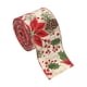 thumbnail image 1 of Cintas decorativas navideñas,Cinta navideña decorativa Cinta para envolver,Cinta navideña Cinta decorativa de satén para fiestas,Cinta para envolver portátil Árbol de Navidad, 1 of 8