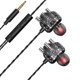 thumbnail image 1 of Twowood auricular Auriculares de auriculares auriculares estéreo al por cable de 3.5 mm universal para PC del teléfono, 1 of 7